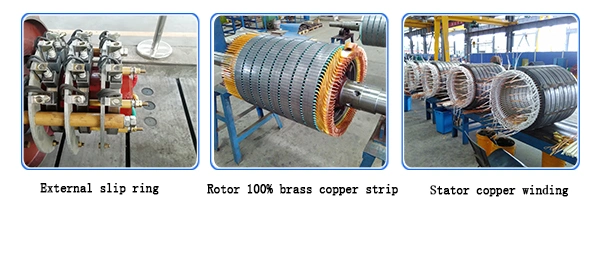 Jr Series 630kw Wound Rotor Slip Ring Motor Ball Mill Motor